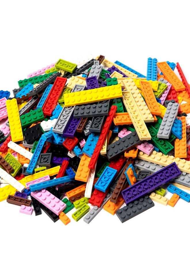 MANNIDOO 360 Pieces Flat Building Plates, 12 Sizes Multipacks Plates Compatible with All Major Brands Building Pieces, Small Flat Platform Base for Building Bricks, 16 Colors - Image 1